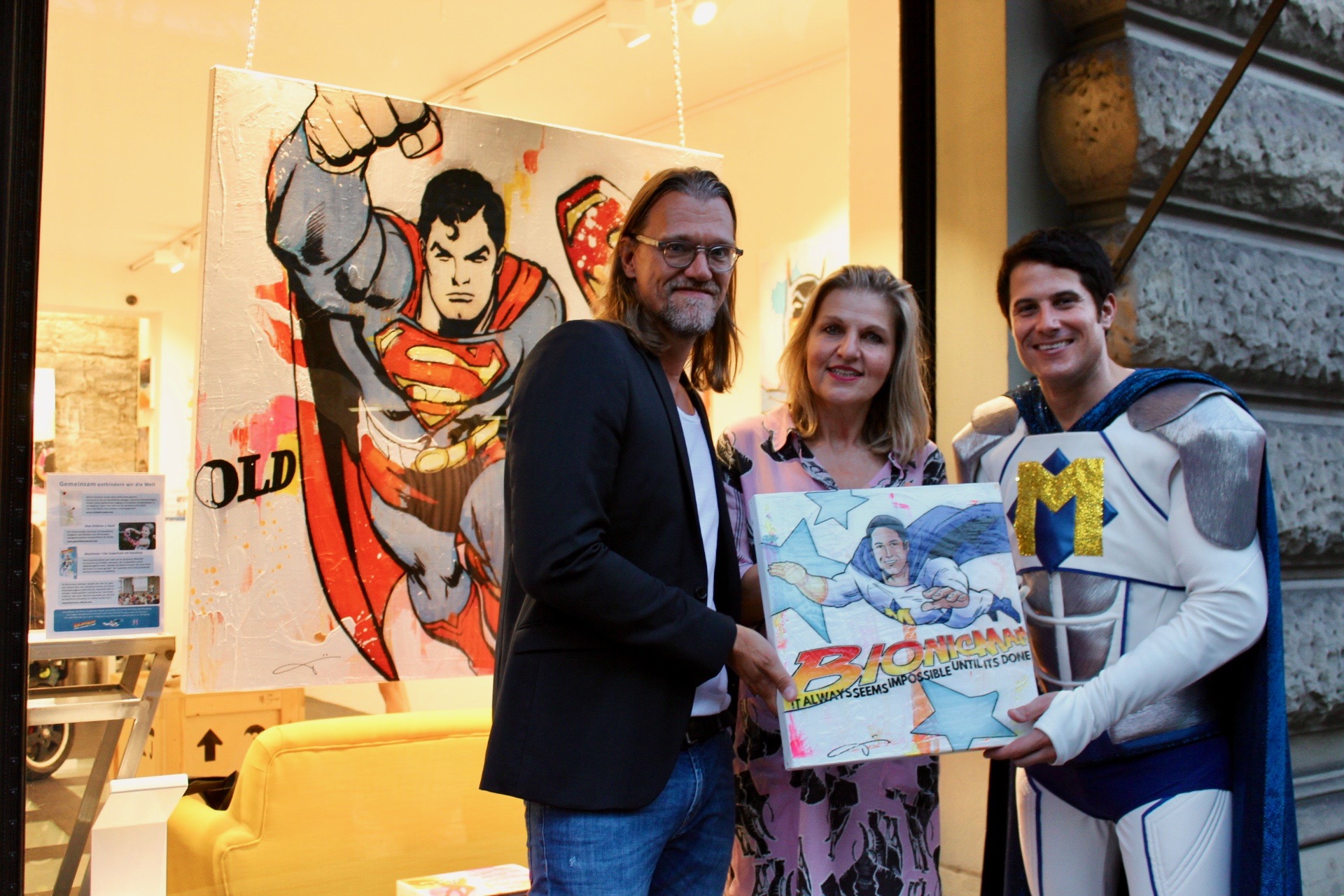 Jörg Döring Vernissage &#8220;Super Heroes&#8221; &#8211; Foxx Gallery