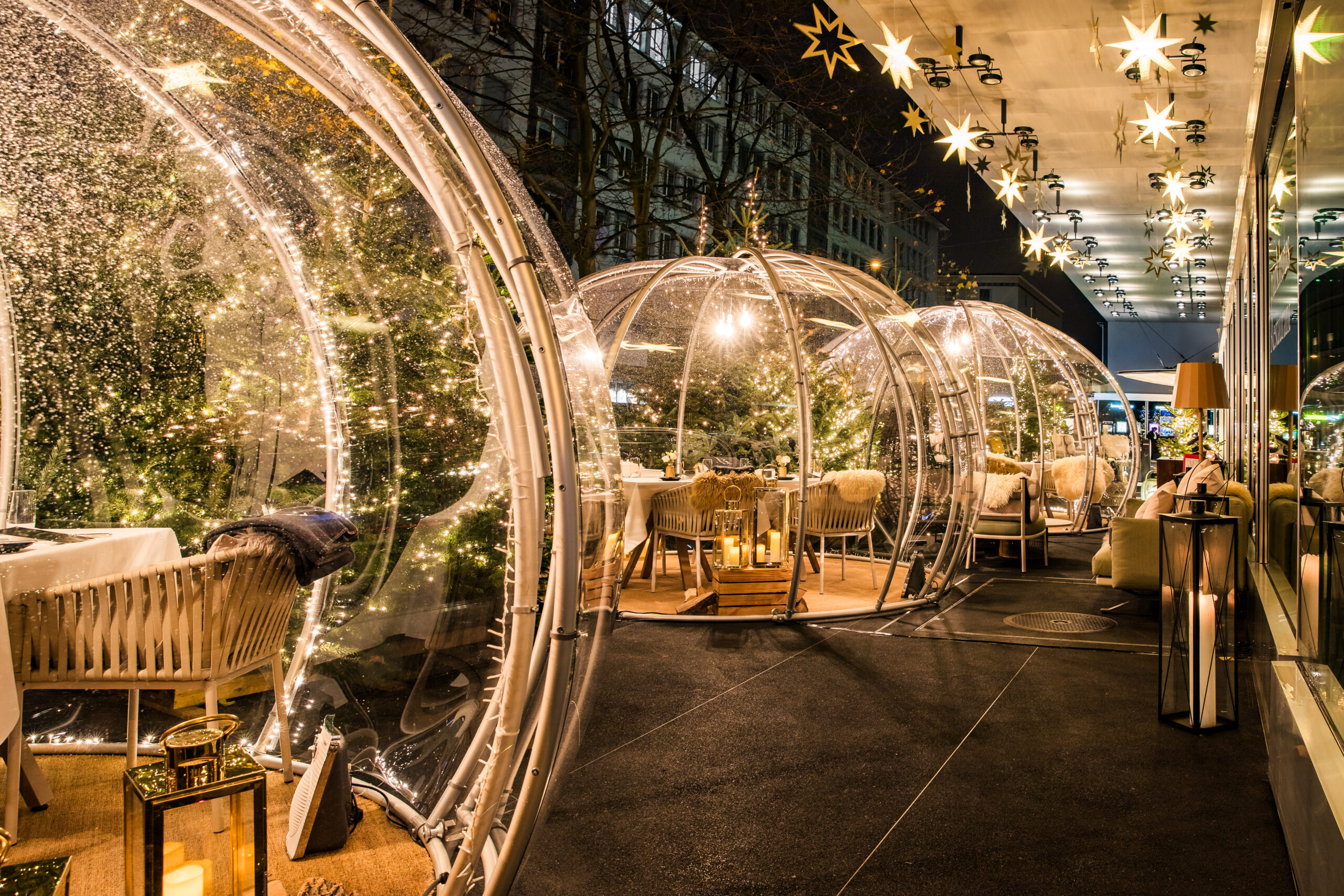 The Park Hyatt Zurich Fondue Gondolas Pop-Up
