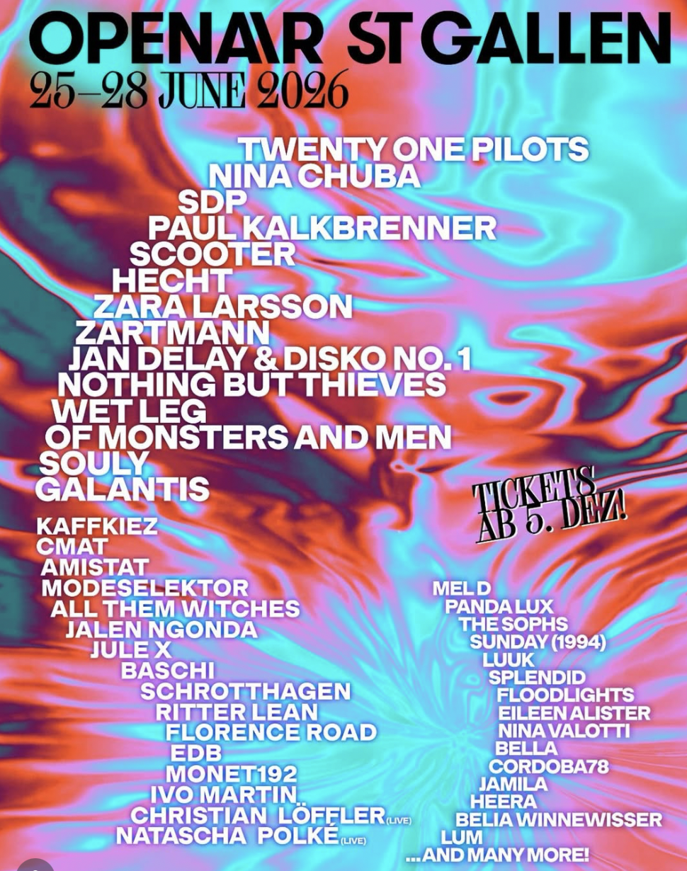OpenAir St.Gallen 2026